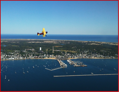 biplane over P-town